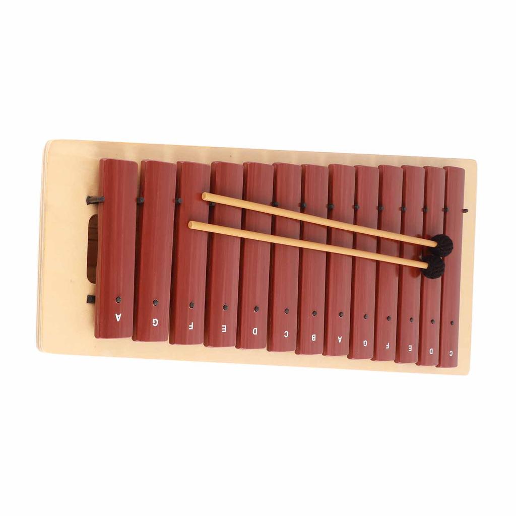 Xylophone Wooden 13 Tone Box Type High Pitch Pine Music Orff Percussion Instrument for Kids