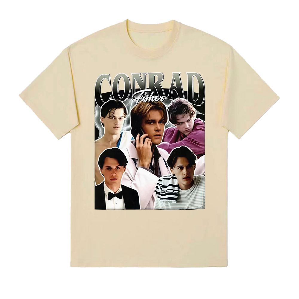 Conrad Fisher Cousins Beach Retro Graphic T Shirt Unisexs Clothing Fashion Gothic Cool Tshirts Unisex Casual Women Tshirt