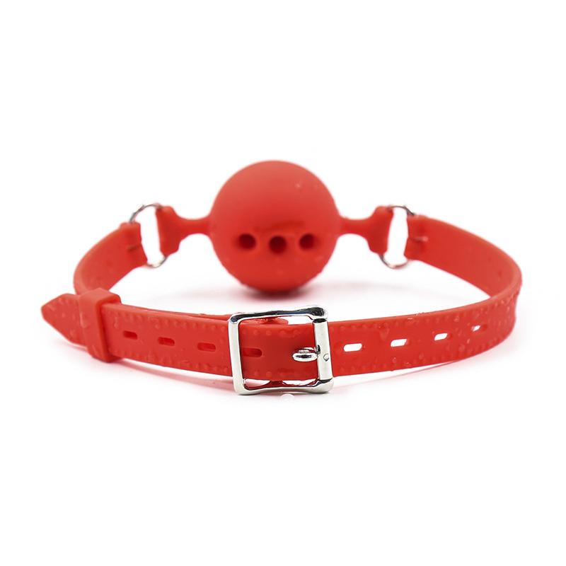 Silicone Open Mouth Gag Ball Bdsm Bondage Mouth Belt Slave Ball Erotic Sex Toys for Woman Couples Adult Game Accessories Toys