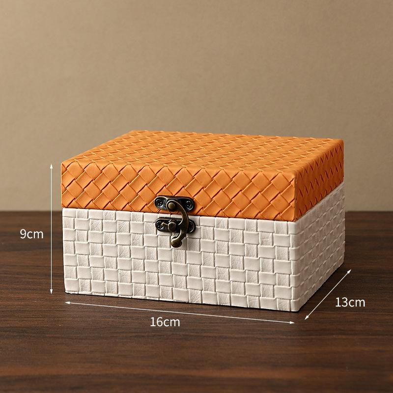 Винтажная шкатулка для украшений большой вместимости из искусственной кожи с зеркалом, органайзер для хранения украшений: ожерелий, колец, серег, дорожный кейс для демонстрации