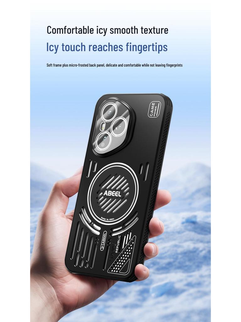 Чехол HONO R 400 Pro Ice Fox: Магнитный алюминиевый теплоотвод, ударопрочная защитная крышка