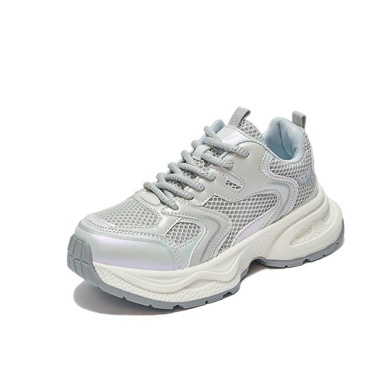 INS Dad Shoes New Breathable Mesh Heightened Sneakers with Skirt All-Matching Running Shoes Women's