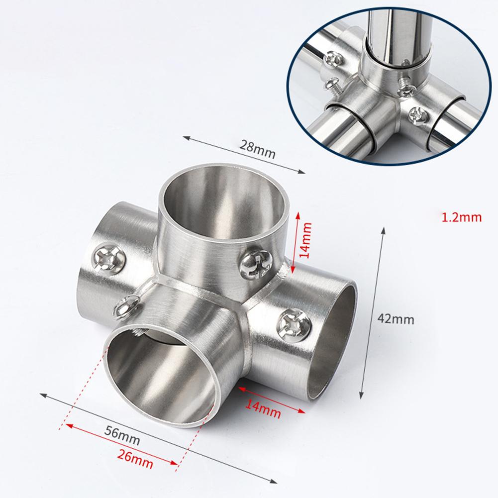 Фланцевый соединитель для вешалки для одежды, зажим для трубы, соединитель для трубы из нержавеющей стали, держатель для штанги для одежды, фиксированный зажим, фурнитура
