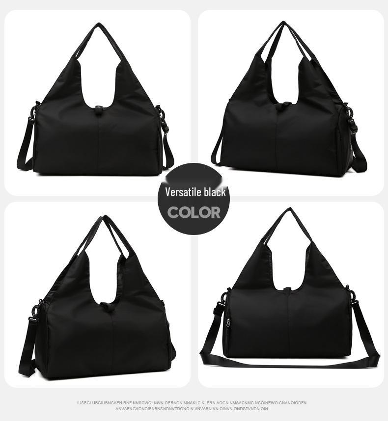 Women's Cross-border Yoga Sports Bag: Large Capacity, Wet/Dry Separation, Custom Logo, Ideal for Fitness and Travel