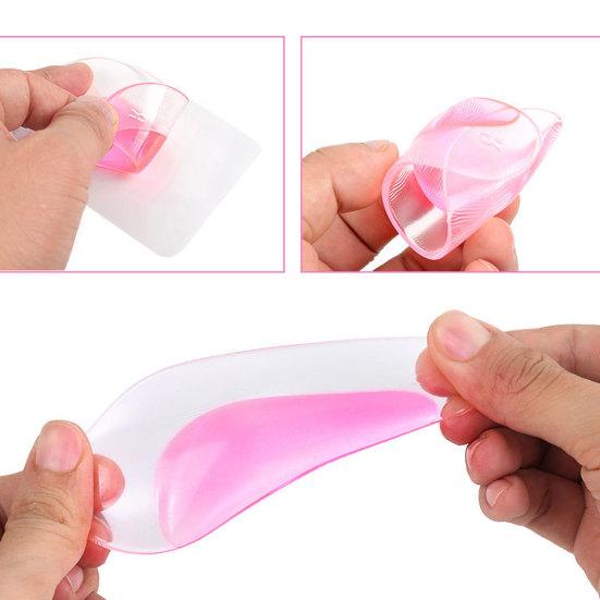 DYS 1 пара амортизирующих силиконовых ортопедических стельок для поддержки свода стопы, подушечек для обуви