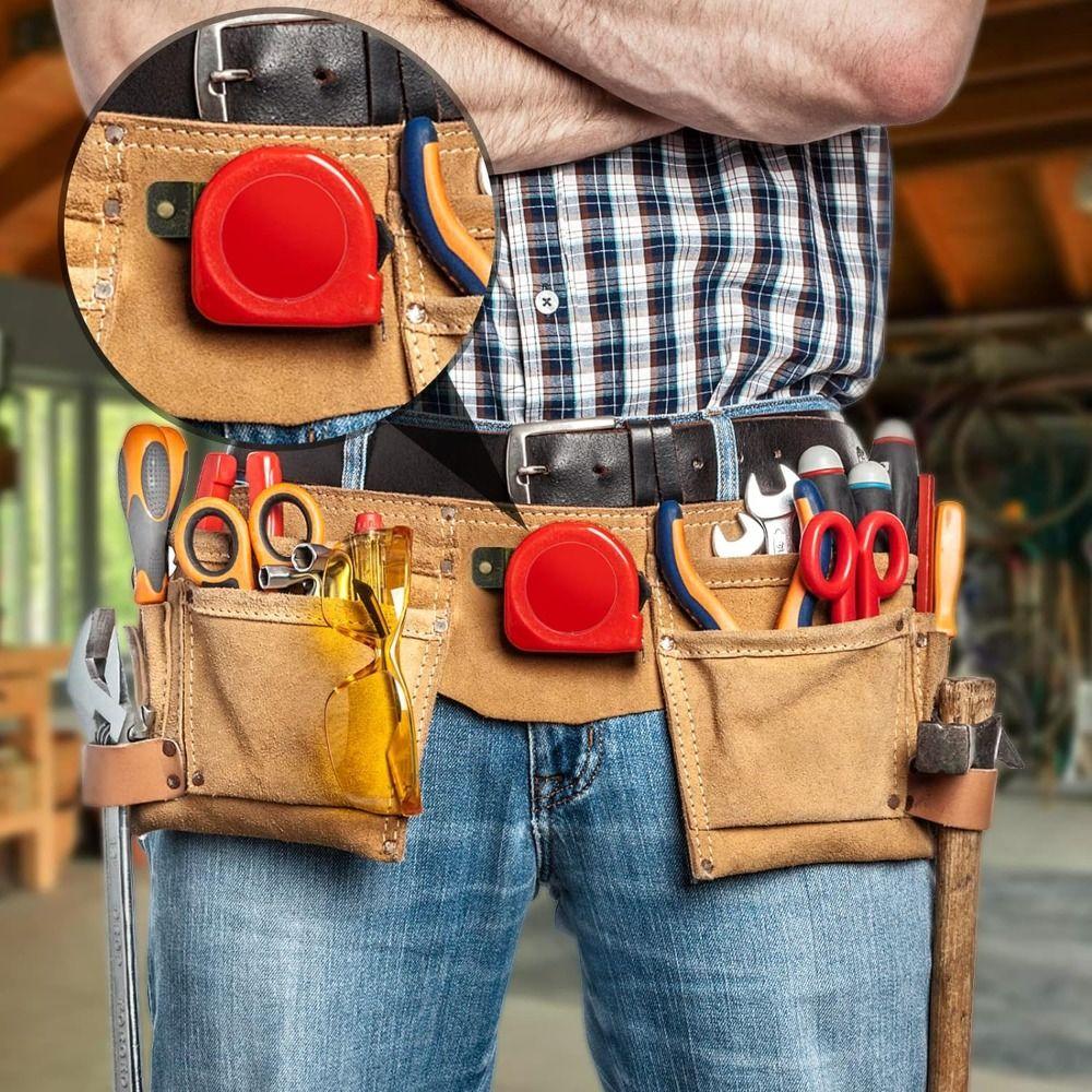 4 комплекта бронзовых металлических заклепок для ремня, кобура для инструментов, инструмент