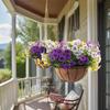 Многоразовые Искусственные Цветы Анютины Глазки Пластиковые Искусственные Цветы Анютины Глазки УФ-стойкие Цветы Свадьба Вечеринка
