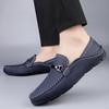 Luxury Brand Loafers Fashion Pointy Dress Shoes Men's Loafers Official Wedding Wedding Shoes Party Flats Navy Loafers Men Black