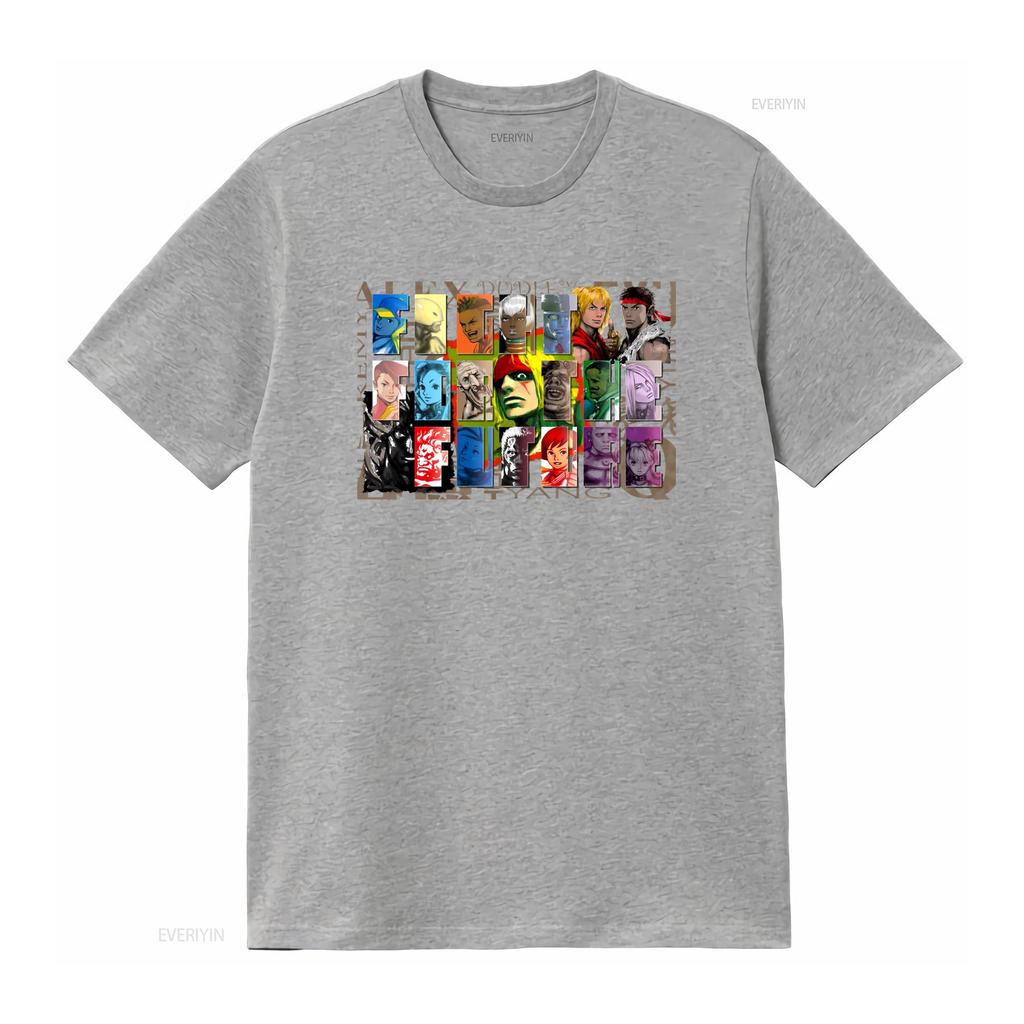 SF3 3rd Strike Cover Art Premium T shirt s for Him Her Arcade vintage Washed Top For Everyday Wear graphic fashion Comfortable