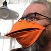 Дышащая удобная маска-маскарад на лицо с клювом птицы, маска животного из хлопка (птица/волк/собака/утка), для праздничного наряда