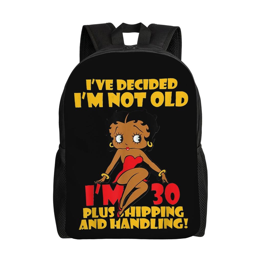 Милый подростковый рюкзак B-Betty Boops Спортивный Школьный Рабочий Daypack для Мужчин Женщин Сумка через плечо для ноутбука