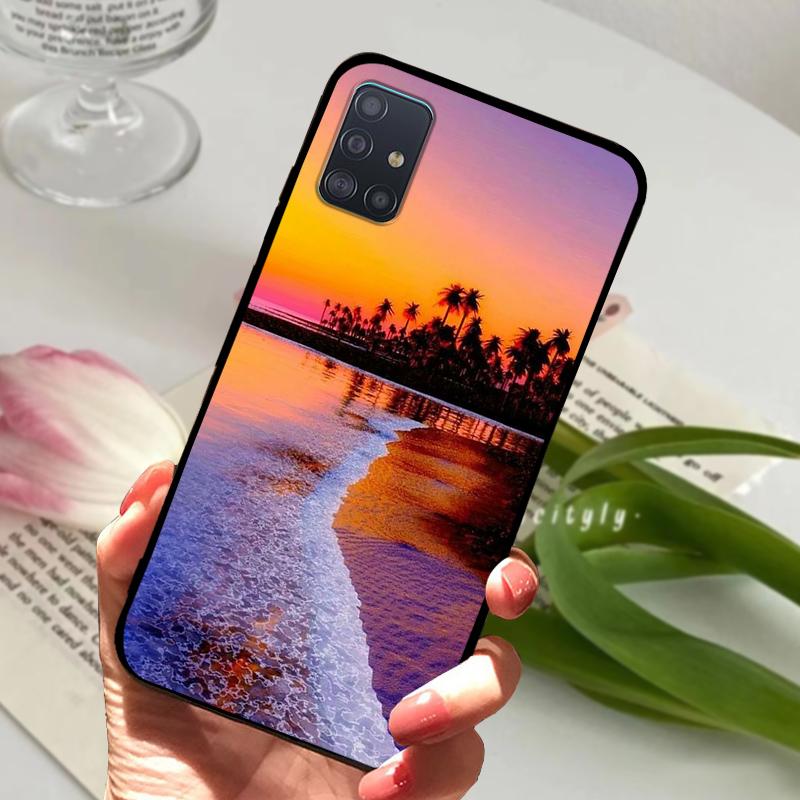 For Samsung A71 4G 5G Case A715F A716F Shockproof Silicone Phone Cover For Samsung Galaxy A Quantum Cases A716N Bumper Shells