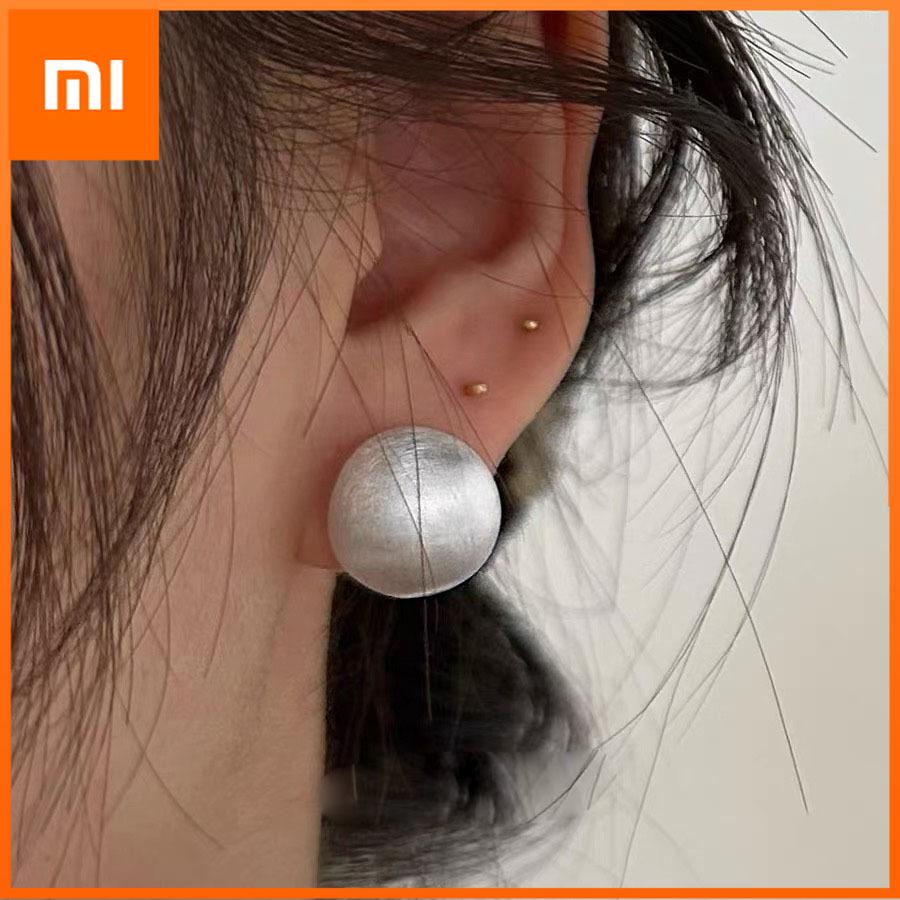 Xiaomi BF Club Серьги из стерлингового серебра 925 пробы для женщин Модные Простые Блестящие Шарики Серьги Украшения Предотвращение Аллергии Вечеринка Аксессуары