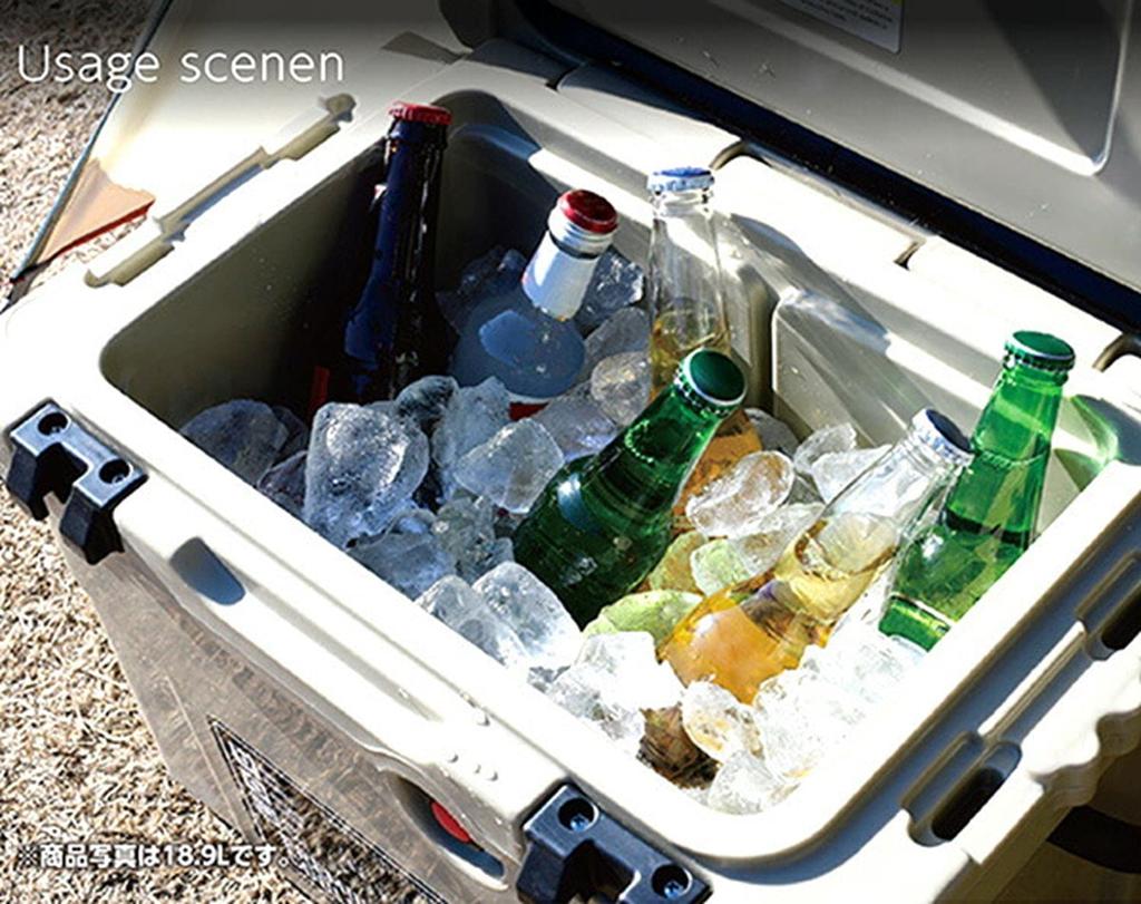 Коллекция Cooler Long Time Cold Heat Cold Открывалка для бутылок Standard Premium Cooler Box [Campers Yamazen] Box, Hard, Small, 18.9L, Camping, Outdoor,