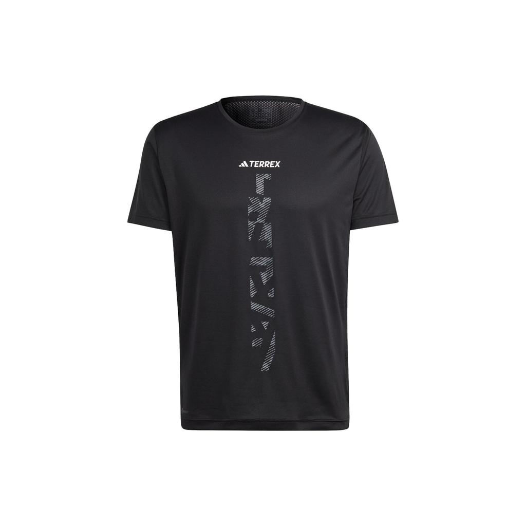 adidas Футболка Terrex Agravic Trail Running черная мужская уличная одежда HT9441