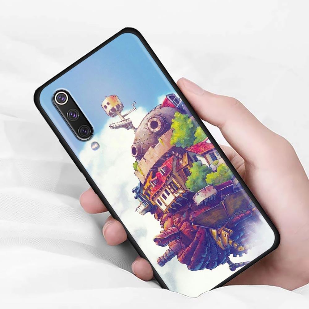 Миядзаки Хаяо аниме «Ходячий замок Хаула» мягкий чехол для Xiaomi Mi 9 9se 8 10 T A2 Lite 10S 9T CC9 Note 10 Pro 9Lite чехол Fundas