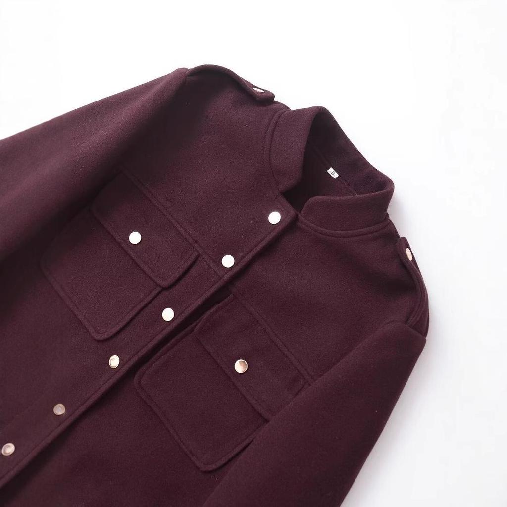 2024 Осень Женская Европейский и Американский Стиль Мягкая Короткая Куртка Пальто