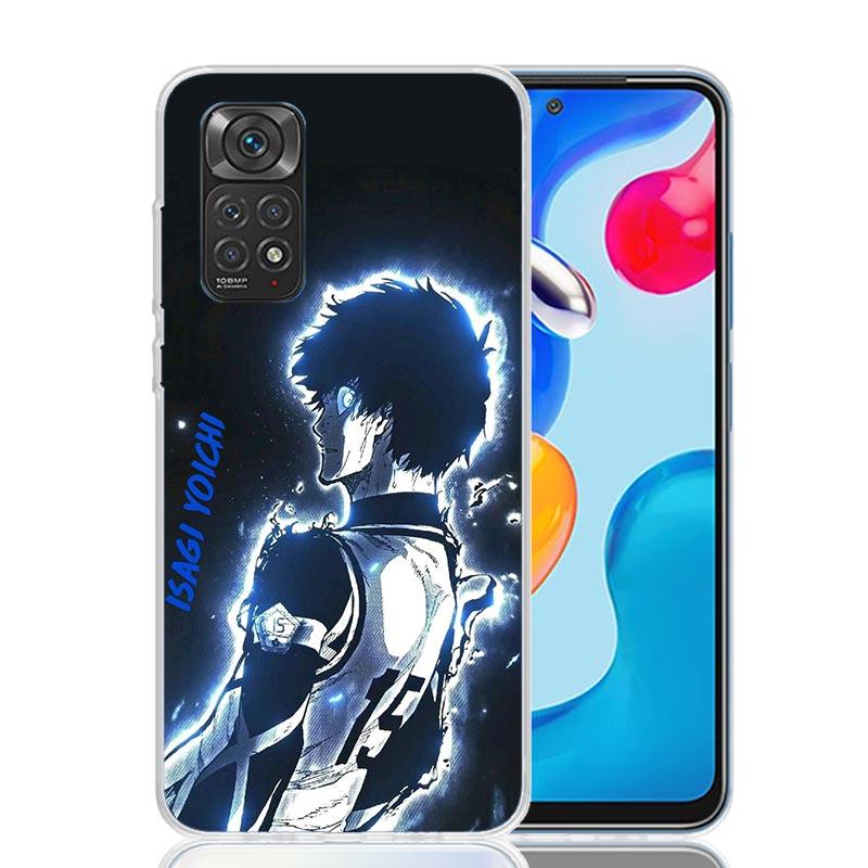 Чехол для телефона Blue Lock Исаги Ёити Для Xiaomi Redmi Note 15 14 13 12S 12 Pro Plus 11S 11E 11 11T 10S 10 Искусство Мягкий Чехол с Рисунком Re