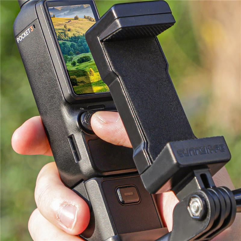 Рамка Держатель для смартфона для OSMO Pocket 3 Крепление «холодный башмак» Складной Адаптер с винтом 1/4 Для камеры DJI OSMO Pocket 3 Аксессуары