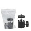 1/4" Screw Hot Shoe Ball Head Metal Rotating Mount Base Adapter  for DSLR/DV
