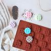 Силиконовая форма для вафель, круглый инструмент для самостоятельного изготовления вафель, практичная форма для шоколада