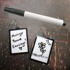 Minimalist Whiteboard Eardrop Acrylic Poster Board Eardrop Creative Pendant Earrings  Daily Jokes