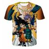 2026 Летняя Ретро Футболка Dragon Ball для Фитнеса Мужская Оверсайз 3D Печать Короткий Рукав Семейная Унисекс Детская Спортивная Футболка