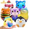 Jumbo Squishy Kawaii Animal Unicorn Cake Deer Panda Squishies Slow Rising Stress Ball Fidget Toys Squeeze Food Toys for Kids