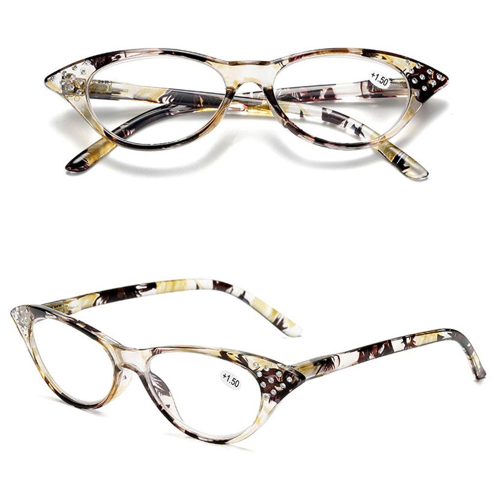 Floral Rhinestones Presbyopia Glasses Women Reading Glasses Hyperopia Eyewear Computer Eyeglasses