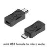 USB2.0 Adapter Micro/Mini Male Female Converter Connector USB Changer Adapter for Computer Tablet PC Mobilephones