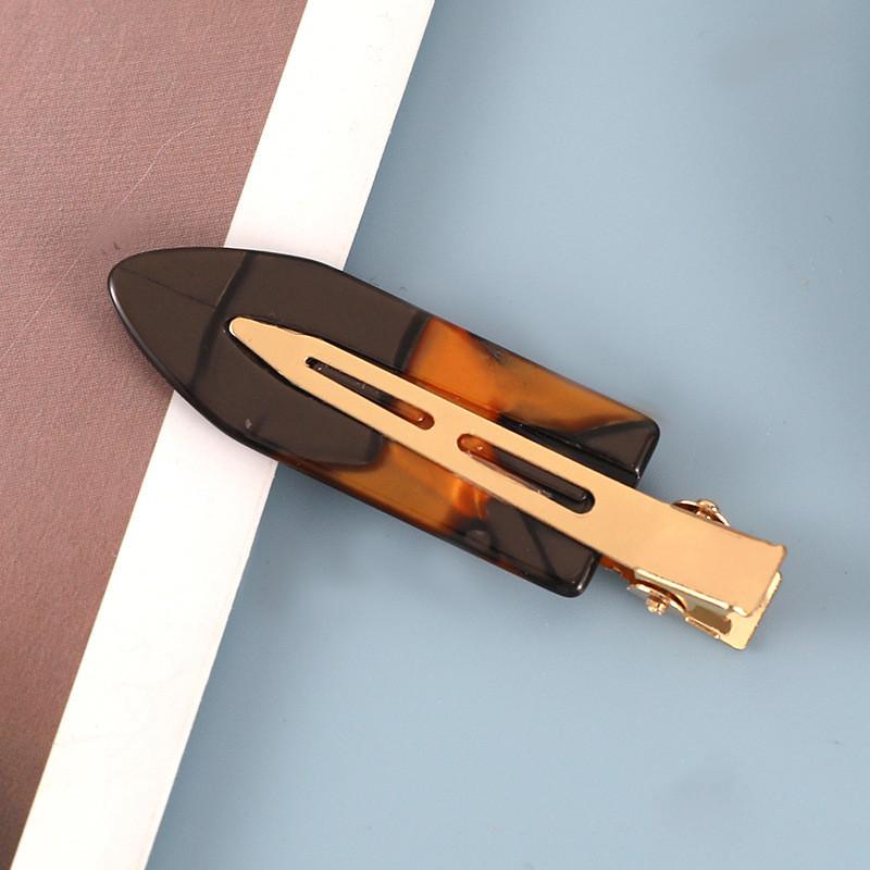 2/3/4/6 шт. ацетатные заколки для волос в Корейском стиле, золотисто-белые блестящие заколки для волос, головные уборы для девочек и женщин, аксессуары для волос