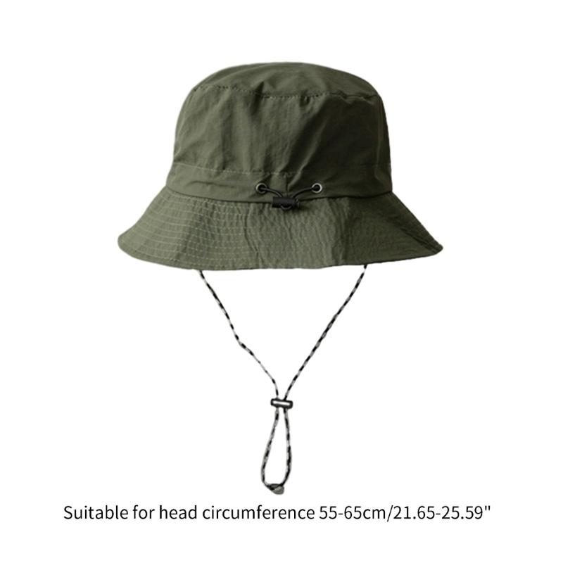 Быстросохнущая панама Водонепроницаемый дизайн Шляпа рыбака Защита от УФ-лучей Шляпа рыбака для взрослых и подростков Рыбалка Велоспорт Пеший туризм
