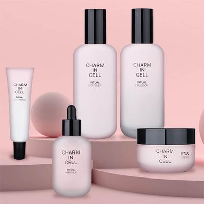 5 типов ритуала Charm In Cell (смягчающий лосьон + эмульсия + крем + ампула + крем для глаз)