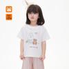Детская футболка с мультяшным принтом для девочек Royal Childhood, с коротким рукавом