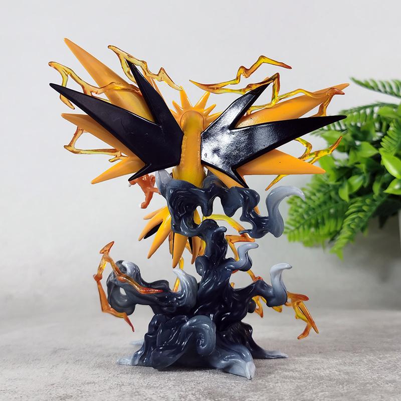 Pokemon Zapdos Anime Figure Action Position Zapdos Figures Model Statue Doll Collection Desk Decoration Toys Kids Birthday Gifts