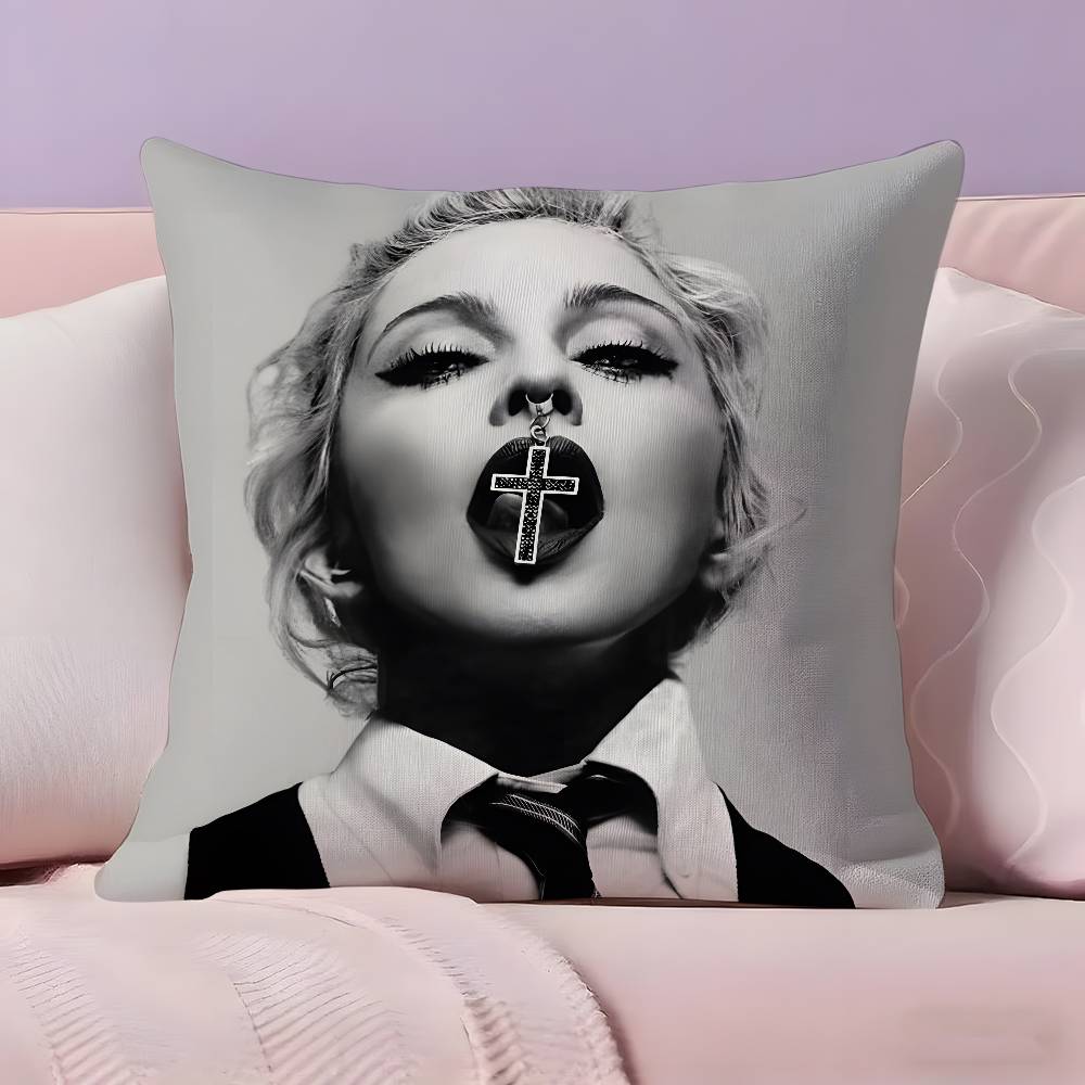 Singer MMadonna Like aVirgin Pillow Case Ultra Soft Skin Friendly Fabric Cloud Like Comfort Concealed Zipper