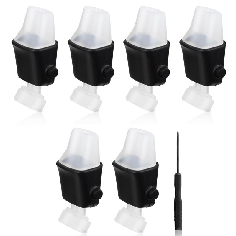 B-Est 6Pcs Replacement Accessories Spout For Contigo,Soft Lids Replacement Parts Silicone Mouthpiece For Contigo Aubrey 14Oz/20O