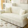 Skirt Sofa Cover, Anti-Cat Claw All-Inclusive Universal Cover, Four-Season Universal Dust-Proof Elastic Protective Cover