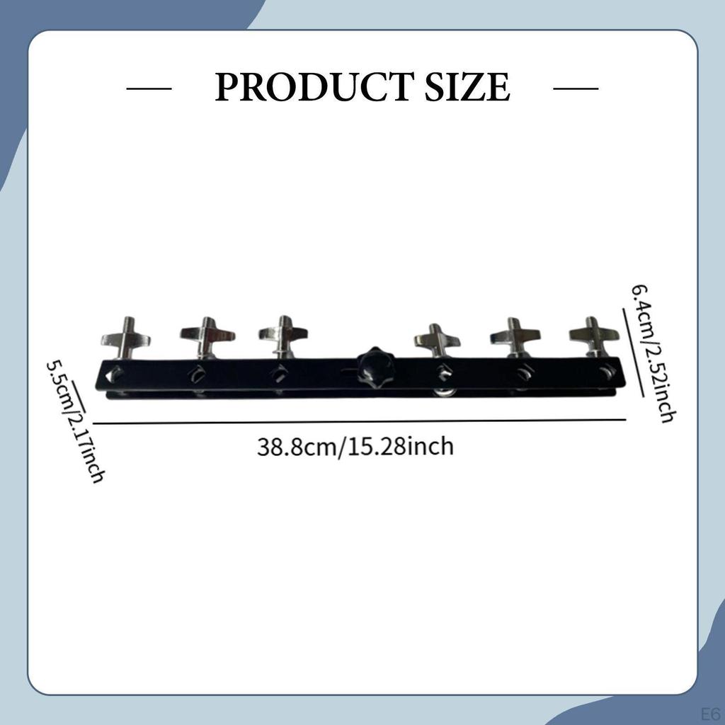 Держатель ковбелла для бас-барабана, кронштейн, крепление на стойку, регулировка, монтажная система, опорная стойка, удлиненная рама
