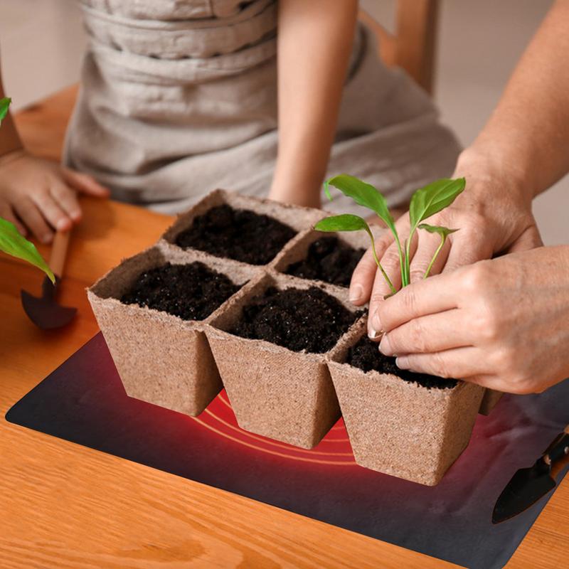 Мат для подогрева рассады Комнатные растения Проращивание Водонепроницаемая грелка Мат для начала проращивания 8,5 Вт 45-50 градусов Регулируемая температура