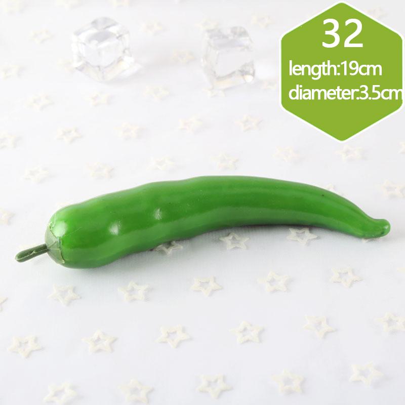 Имитация овощей из зеленого ПВХ-материала, поддельные модели овощей, детские ролевые игры, кухонные игрушки, искусственные продукты, украшение для дома