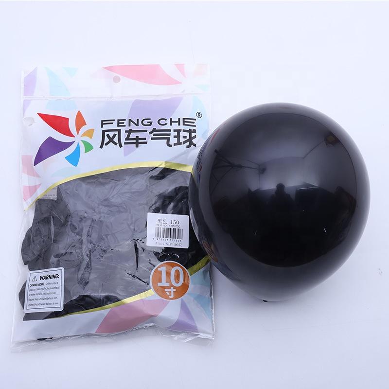 100 Piece Bag 10inch Professional Ballon Happy Birthday Round Matte Assorted Colors Rainbow Latex Balloon Pack of 100