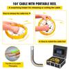 50M Sewer Inspection Camera 7 Inch Monitor LCD DVR Waterproof Pipeline Drain Inspection System Camera Kit with 8G SD Card (50M 7Inch)