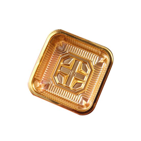 100шт безопасный квадратной формы милый прочный прозрачный контейнер для печенья и конфет контейнер для торта