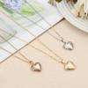 Fashion Friend Jewelry Chain Forever and Always Heart Shaped Necklace Pendant Photo Picture Locket