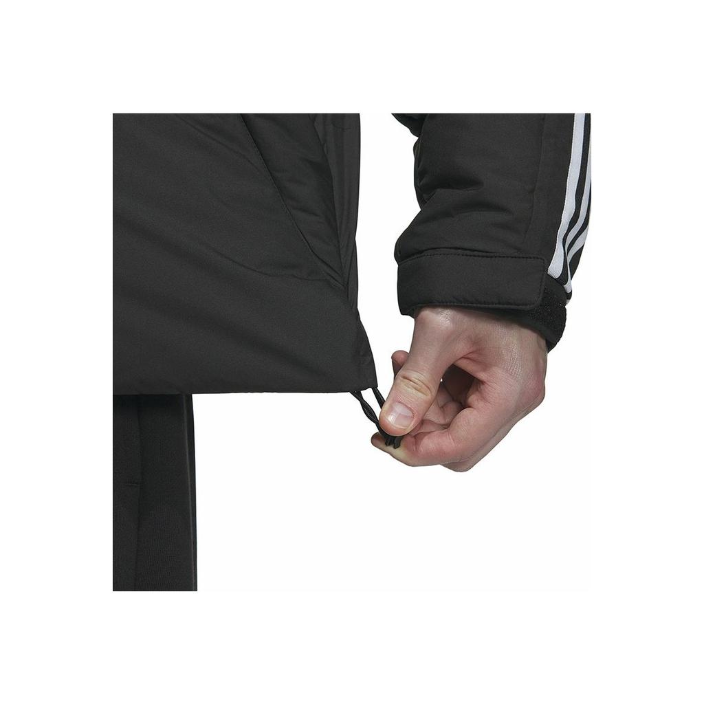 adidas Утепленный пуховик с капюшоном и пуховыми рукавами по бокам, мужская верхняя одежда, черный IT8732