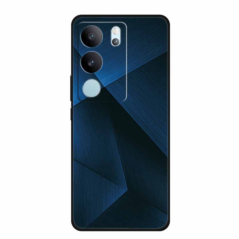 Для Vivo S17 S17T Чехол Силиконовый Задняя крышка телефона Чехлы для Vivo S17 Pro VivoS17T Coque Защитный Новый Мягкий ТПУ Мраморный Fundas