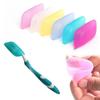 Toothbrush Head Portable Toothbrush Head Protection Sleeve Fashion Travel Supplies (color:random)
