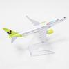 JJC Jin Air B737 Die-Cast Model Aircraft 1:400 Scale (16cm) - Decorative Miniature Airplane