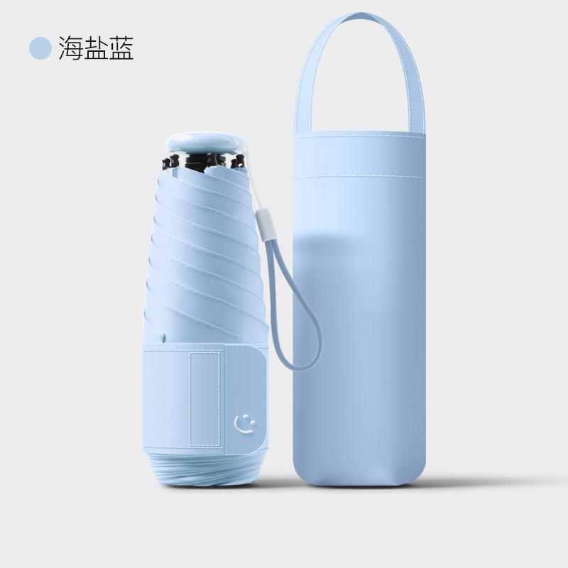 Original and Simple White Umbrella Sun Umbrella Lightweight and Small Sunshade 50% Off Capsules Sun Umbrella Sunscreen Umbrella UV Protection